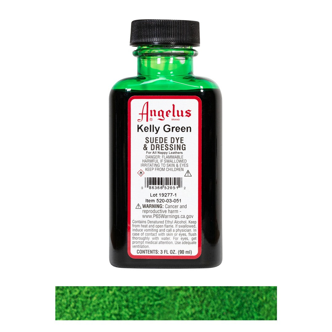Tinte gamuza Kelly green