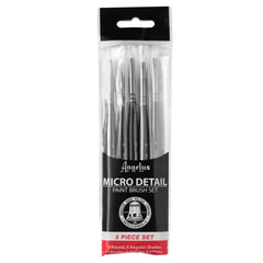 Micro Detail Paint Brushes - 5 pc set